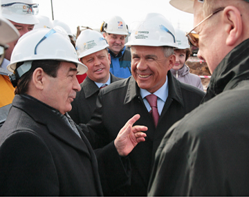 Визит Президента Татарстана на объекты "Татнефти" в Нижнекамске Визит Президента Татарстана на объекты "Татнефти" в Нижнекамске